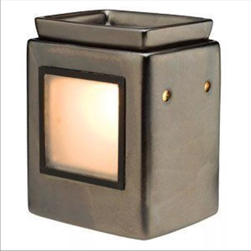 Scentsy Gun Metal Cube Warmer